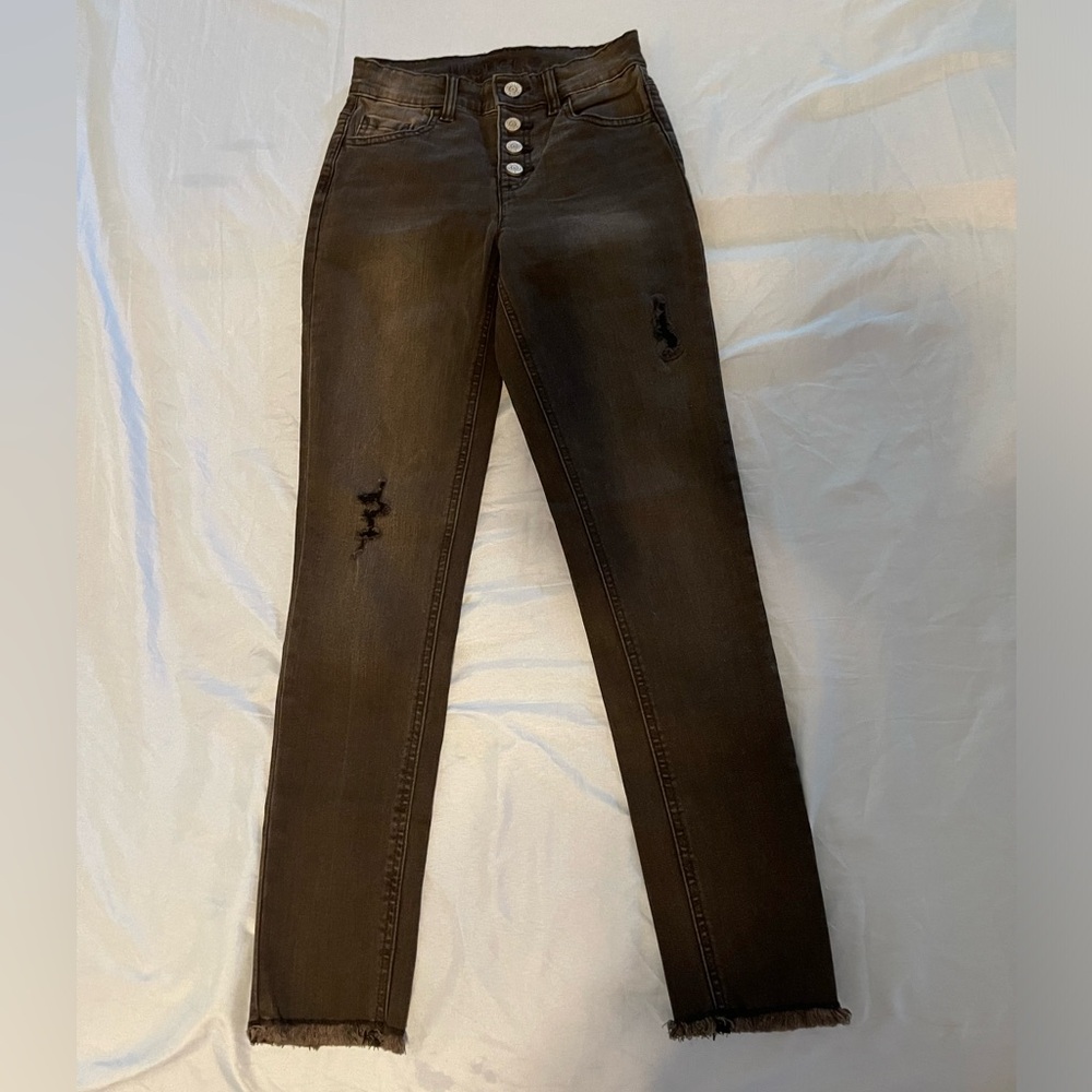 Justice denim jeans size 14 slims back to school NWOT